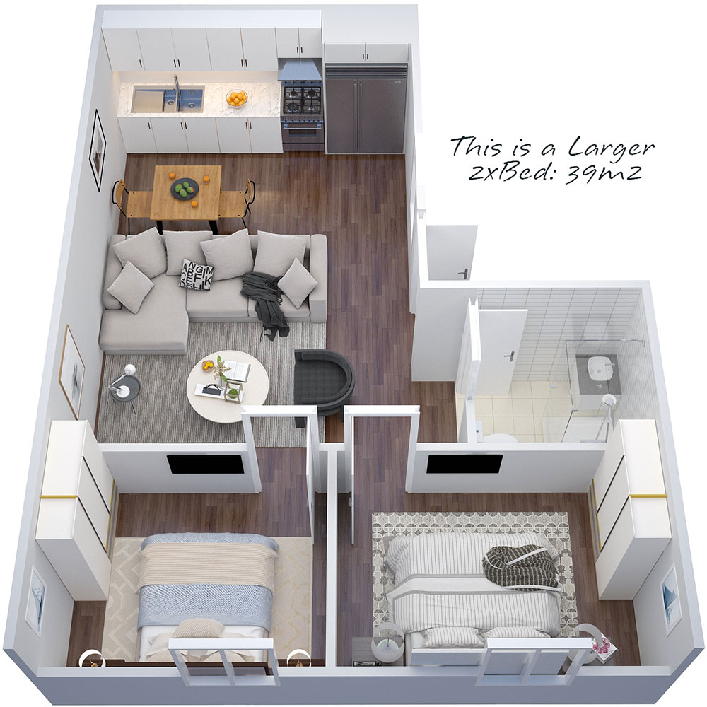 How Much Does A 1 Bedroom Granny Flat Cost Www Resnooze Com   2bedLarge 