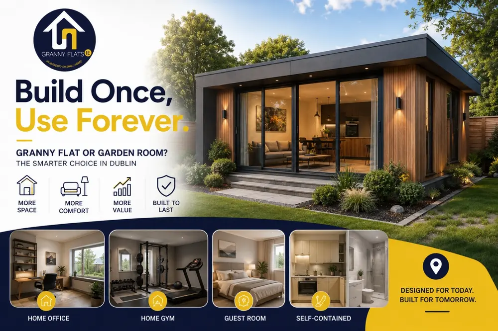 Granny Flat or Garden Room? Why "Build Once, Use Forever" Wins in Dublin (2026)