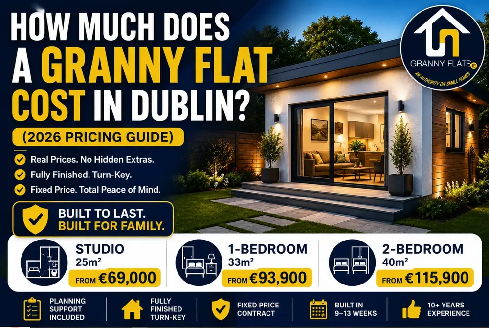 How Much Does a Granny Flat Cost in Dublin (2026 Pricing Guide)