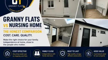 Accessible granny flat in Dublin designed for an elderly parent near the family home