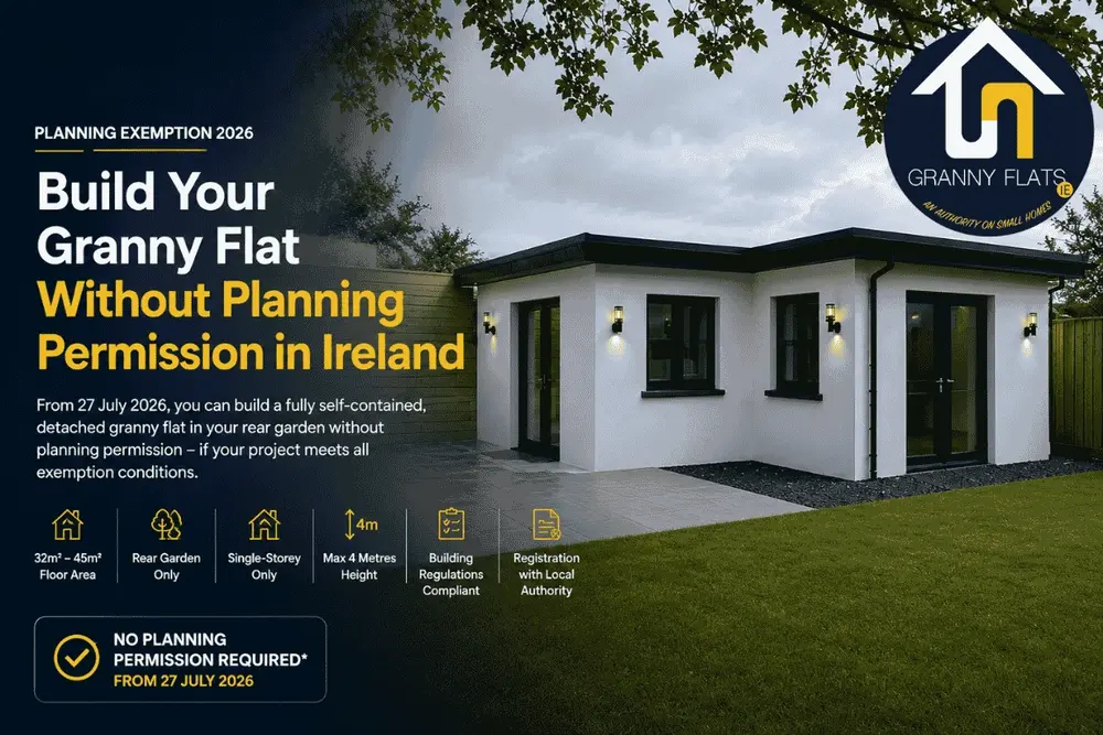 Granny Flat Without Planning Permission in Ireland? The 2026