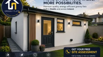 Granny Flat Dublin  Accessible Dublin granny flat designed for an elderly parent close to the family home