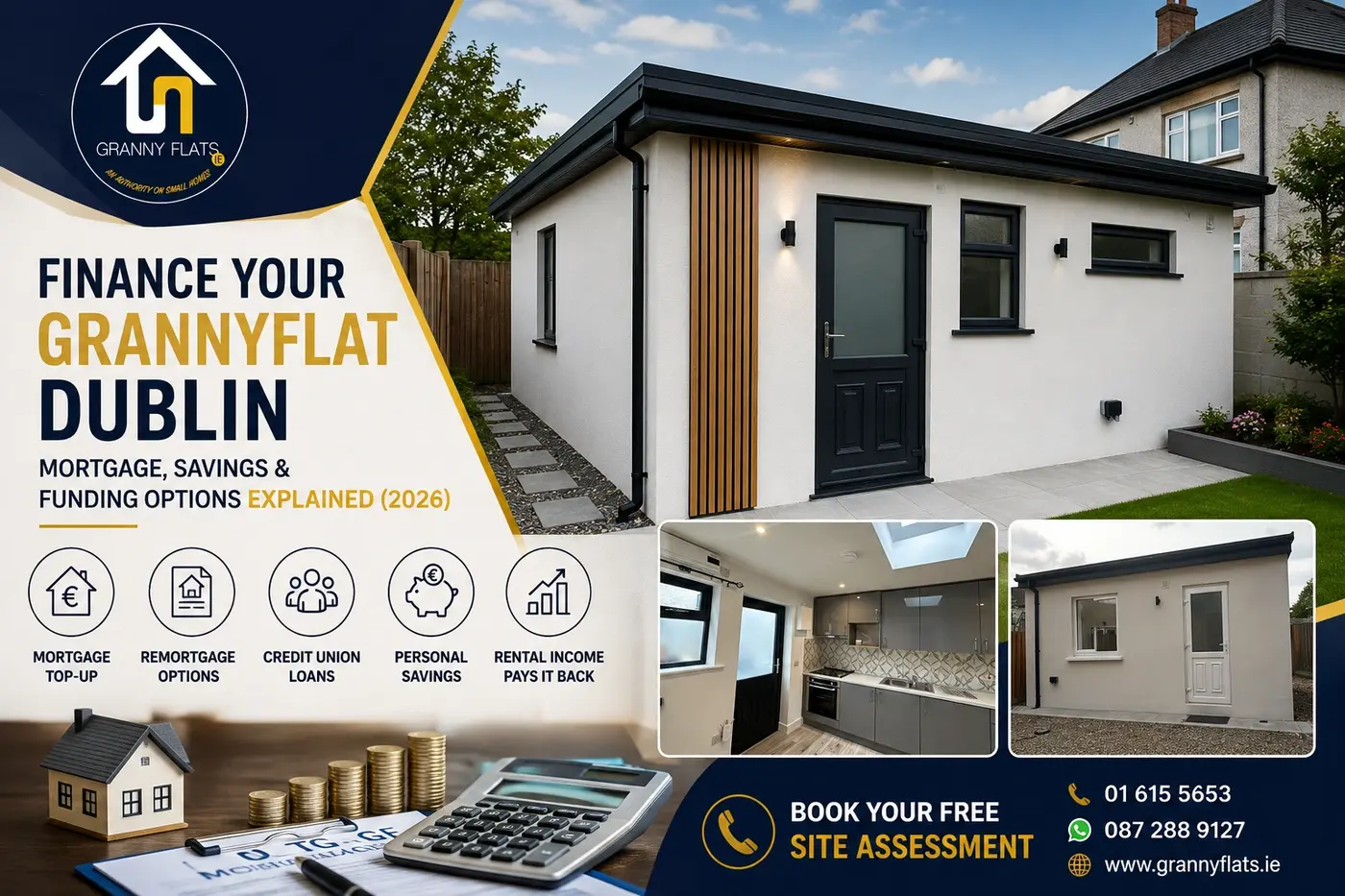 How to Finance a Grannyflat Dublin — Mortgage, Savings & Funding Options Explained (2026)