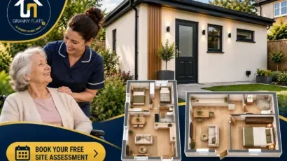Accessible grannyflats Dublin built for a live-in carer with level-entry single-storey design