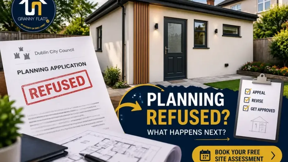 Grannyflats Dublin planning refusal guide — what to do next in 2026 if you got Grannyflats Dublin Planning Refused.